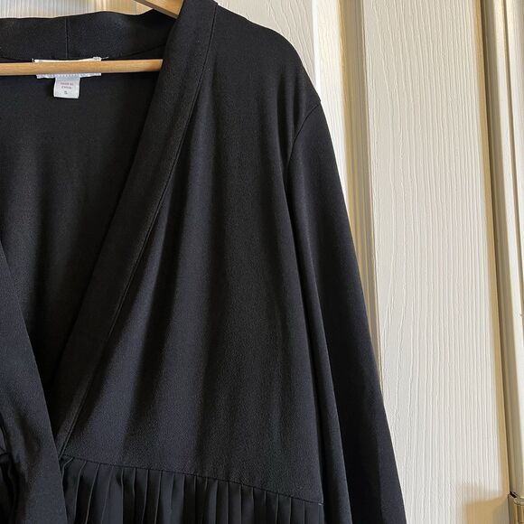 Coldwater Creek Black Boho Flowing Top Small - Picture 2 of 5